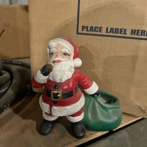 Ceramic Santa clause